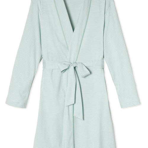 LAKE | Women | Pima Cotton Pajamas | Parisian Green Pima Robe