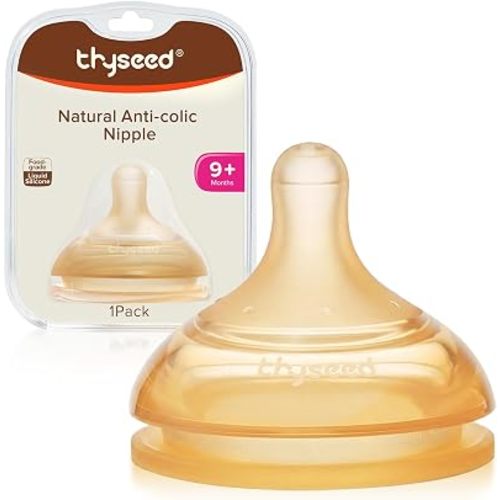 Thyseed Anti-Colic Series Nipple, Super Fast Flow,9+ Months, 1-Pack
