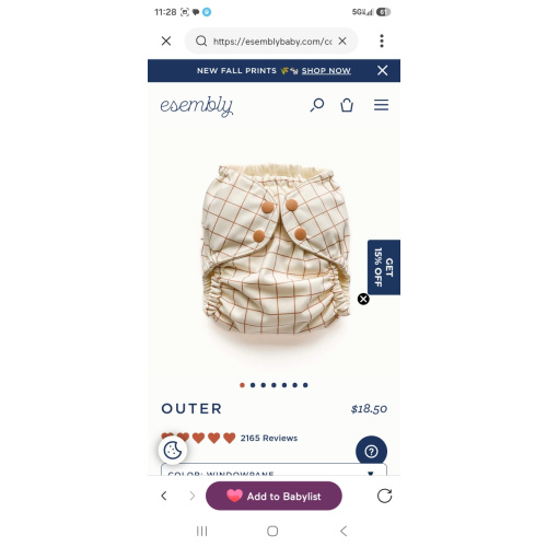 Cloth Diaper Waterproof Covers (outer) - Esembly Baby