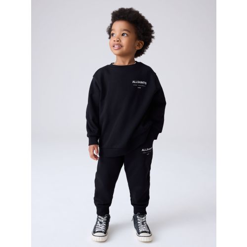 smALLSAINTS Black Underground Oversized Younger Boys Sweatshirt and Joggers Set