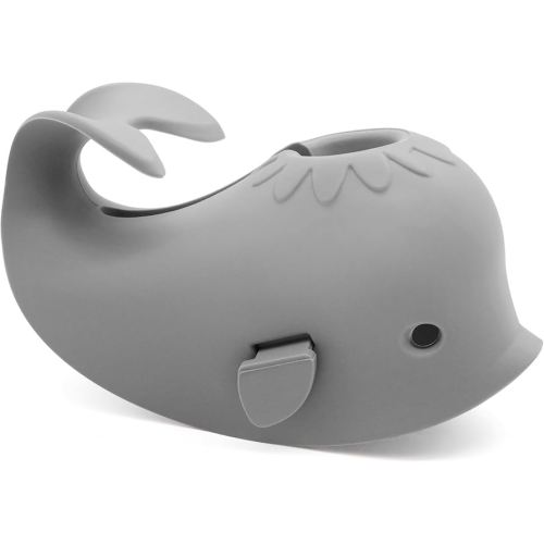 Baby Bathtub Faucet Cover, Baby Safety Protection Silicone Toys, Bath Spout Cover Baby Bathtub, Faucet Cover Baby Bathtub Silicone Whale for Kids, Toddler, Infant, Gifts for Children