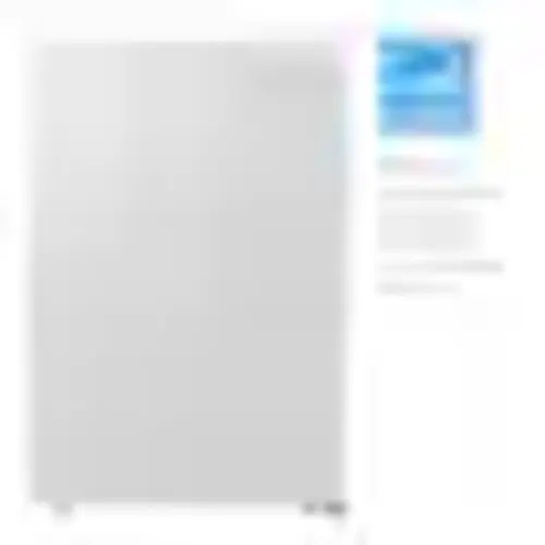 Insignia™ - 2.5 Cu. Ft. Mini Fridge with Reversible Door and ENERGY STAR Certification - White