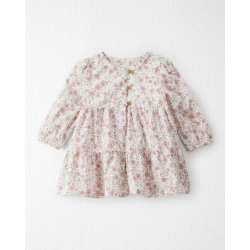 Baby Girl Organic Cotton Dress in Prairie Blossom Print - Little Planet | Carter's