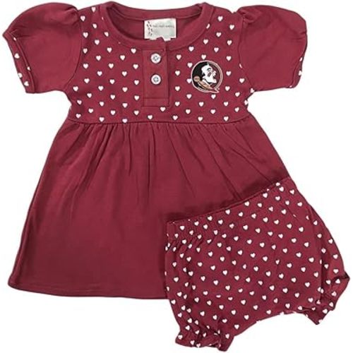 Two Feet Ahead Baby Girl Hearts Dress with Bloomers Shorts Newborn Baby Sizes 0-3M 6M 12M