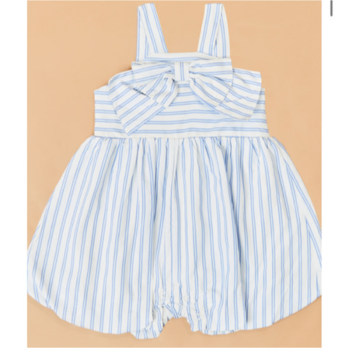 Simone Stripe Bow Bubble