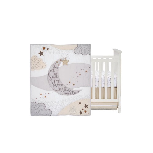 Goodnight Moon 3-Piece Celestial Nursery Baby Crib Bedding Set
