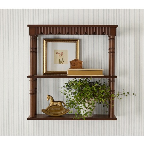 Chris Loves Julia Scallop Tiered Shelf (22"x 23")