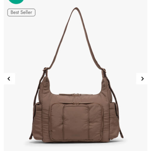 Crossbody Diaper Bag - HAZELNUT