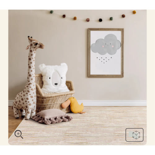 Rain - Blush - Washable Rug– Tumble