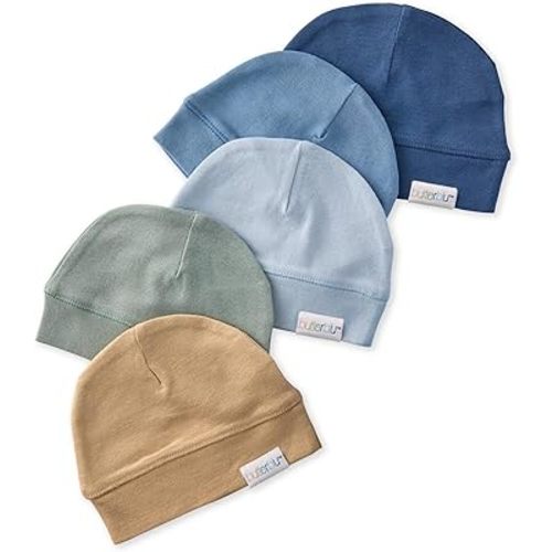 Charlie 5-Pack Caps 100% Organic Cotton Beanie Hats