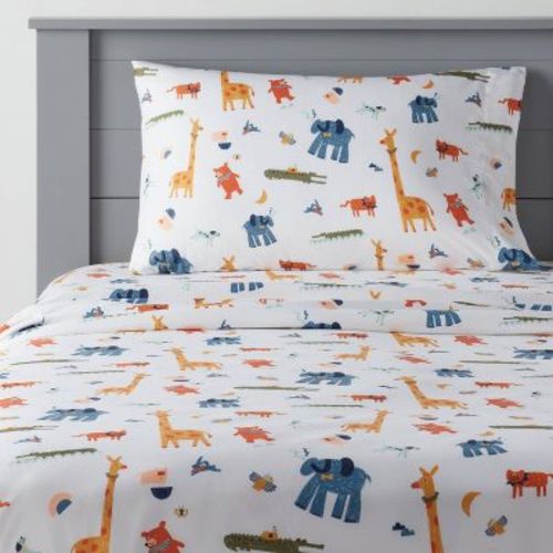 Twin Zoo Animals Kids' Sheet Set - Pillowfort™