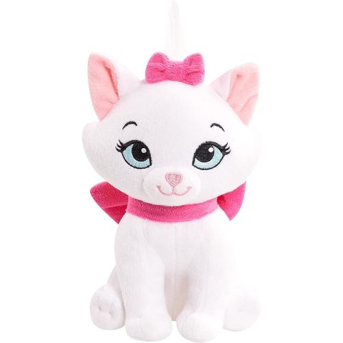 Disney Classics Bean 6.5-inch Small Plush Stuffed Animal, Marie, Cat, The Aristocats Plush, Holiday Stocking Stuffers, Gifts, Presents, Kids Toys for Ages 2 Up by Just Play
