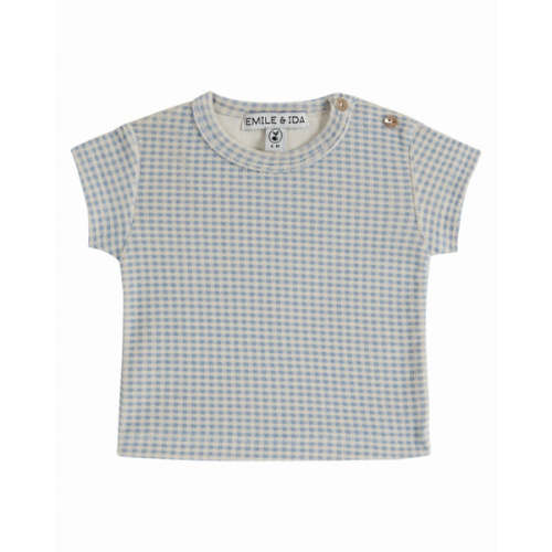 Emile et Ida Gingham Baby Top: 12M