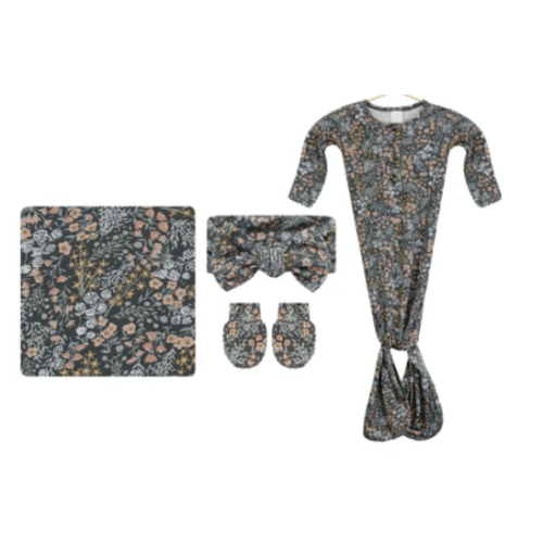 Bea Newborn Headband Bundle (Gown)