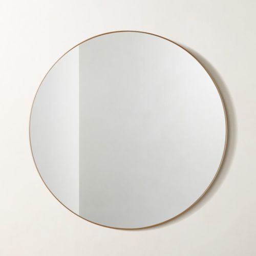 Infinity Brass Round Wall Mirror 36"