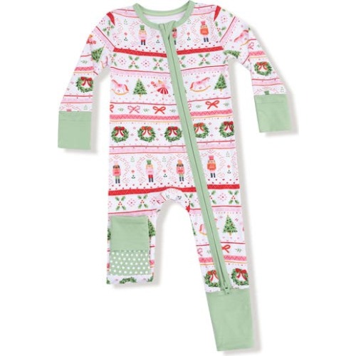 Sugar Plum Fairy Convertible Zip Footie, 6-12M