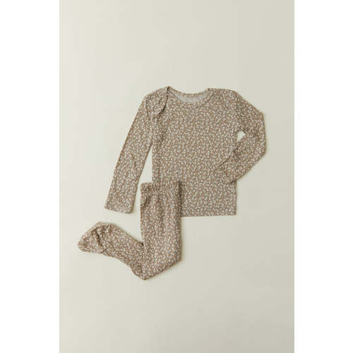 Cream Floral Baby Sleep Set