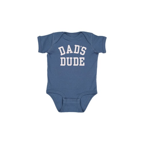 Dad's Dude Short Sleeve Bodysuit, 0-3M