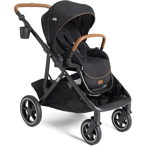 Joie Chive Single-to-Double Stroller, 20+ Modes, Rubber Wheels