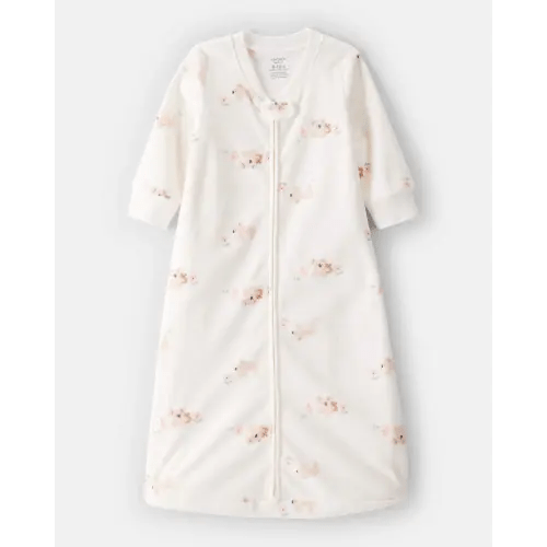 Baby Koala Print Loose Fit Long-Sleeve Wearable Blanket - White | Carter's