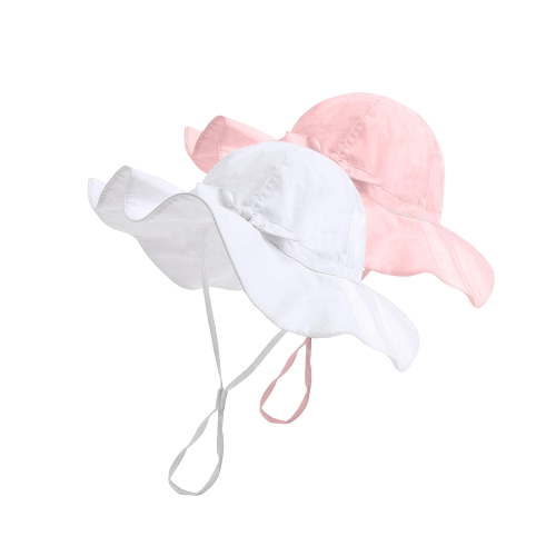 FURTALK 2PC Baby Sun Hat UPF 50+ Wide Brim Toddler Beach Hats