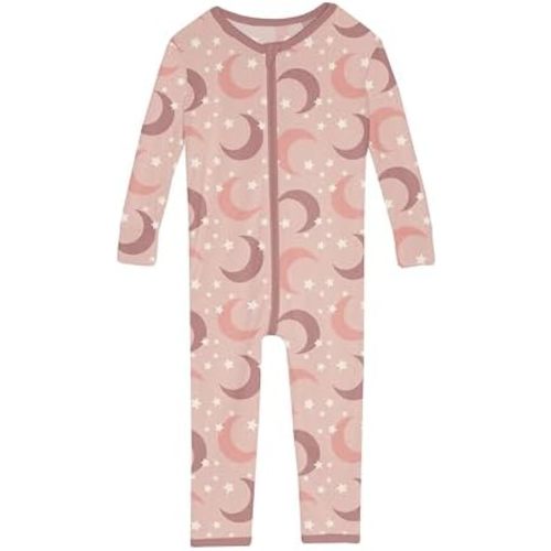 KicKee Pants Print Convertible Sleeper with Zipper, Super Soft Baby Clothes, Baby One Piece Sleepwear for Boys or Girls