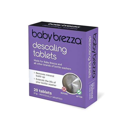 Baby Brezza Descaling Tablets - Compatible with Bottle Washer Pro and All Brands of Baby Bottle Washer Appliances