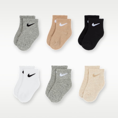 Nike Swoosh Baby/Toddler Ankle Socks (6 Pairs). Nike.com