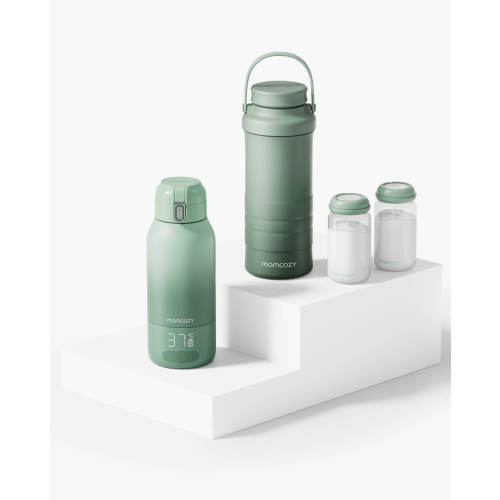 On-the-go Bundle: Portable Baby Bottle Warmer + 22oz Baby Bottle Cooler - AU