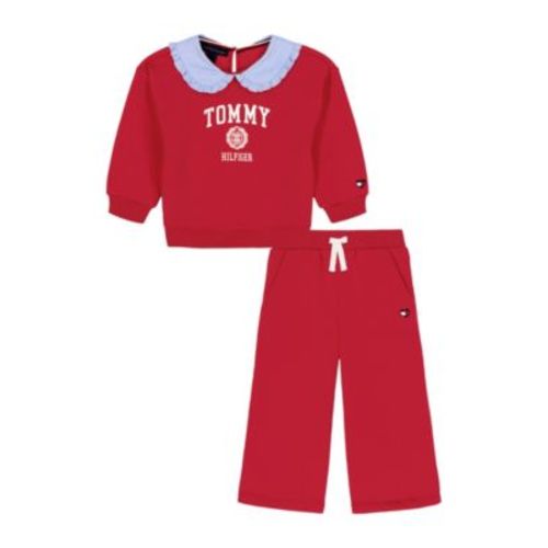 Baby Girls 2-Piece Fleece Top and Pants Set
