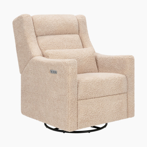 babyletto Kiwi Plus Power Recliner and Swivel Glider - Chai Shearling