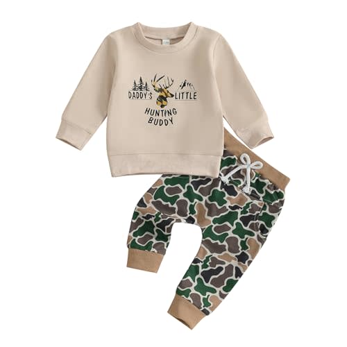 CIYCUIT Toddler Baby Boy Clothes Long Sleeve Sweatshirt Pants Set Fall Winter Outfits