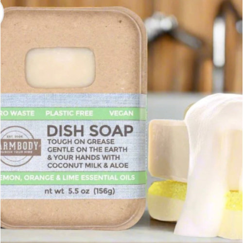 Solid Dish Soap | Zero Waste | Plastic Free | Vegan – Farmbody