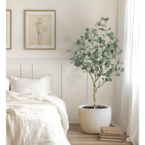 Primrue Eucalyptus Tree Artificial With Silver Dollar Leaves & Reviews | Wayfair