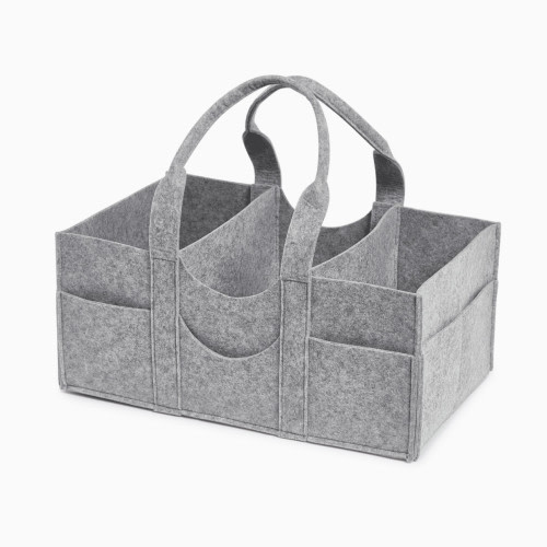 Sprucely Felt Diaper Caddy - Heather Grey, Large