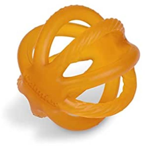 Amazon.com : Calmies Teether for Babies Without BPA, Natural 100 Percent Rubber Toy for Infants, Plant Based, No Parabens, PVC or Phthalates, Unscented : Baby Teether Toys : Baby
