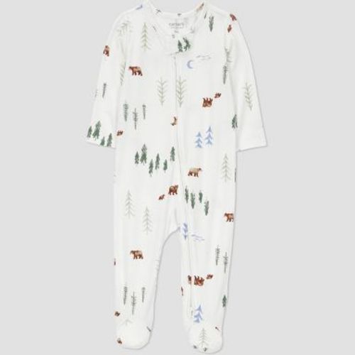 Carter's Just One You® Baby Boys' Forest Comfy Soft Sleep N' Play - Ivory Newborn