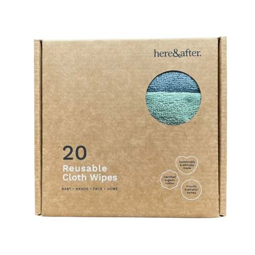 Cloth Wipes 20 Mixed Colours Boxed