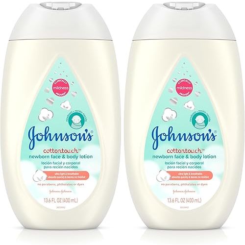 Johnson's CottonTouch Newborn Baby Face and Body Lotion