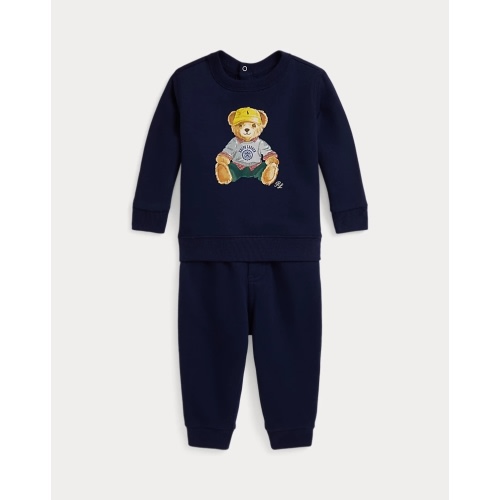 Polo Bear Fleece Sweatshirt & Pant Set