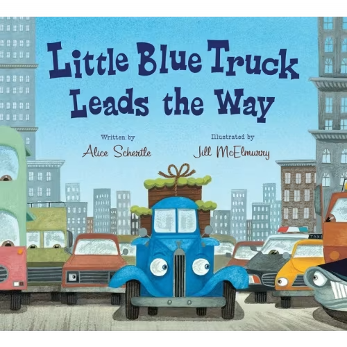 Little Blue Truck Leads The Way Board Book Book By Alice Schertle, (Board Book) | Indigo
