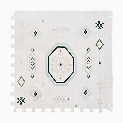 Toddlekind Haven Foam Play Mat | Amira Collection - Seagrass, 4X6