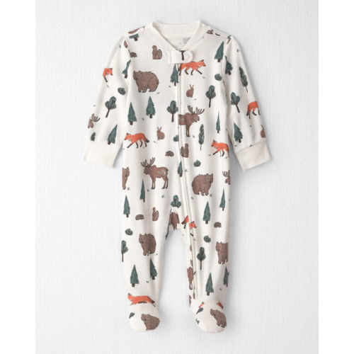 Baby Organic Cotton Sleep & Play Pajamas in Woodland Creatures - Little Planet | Carter's