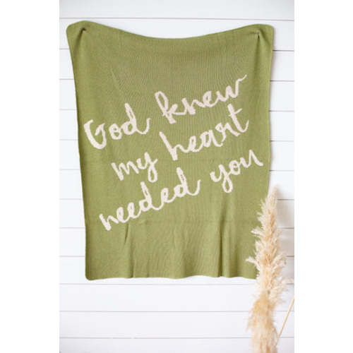 Made in the USA | Recycled Cotton Blend God knew my heart needed you T – Modern Burlap