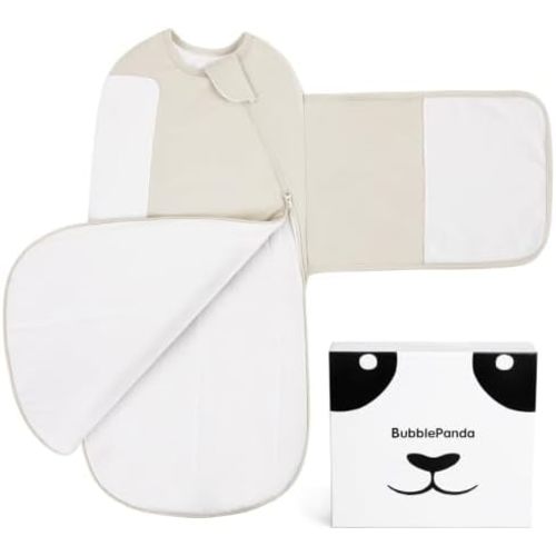 BubblePanda Rayon Made from Bamboo Swaddles for Newborn 0-3M Velcro Swaddle