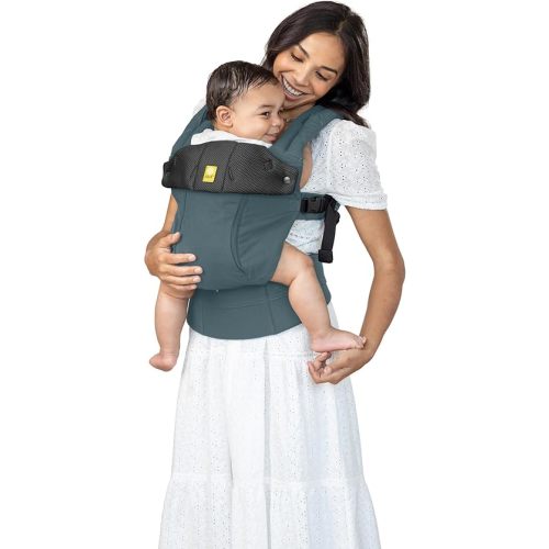 LÍLLÉbaby Complete All Seasons Ergonomic 6-in-1 Baby Carrier Infant to Toddler with Lumbar Support (7-45 Pounds), 360 Degree Baby Wearing & Multi-Position, Inward & Outward Facing (Cypress)