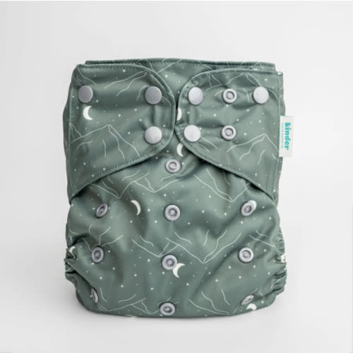 Nature: “Mountain Moons” Print - Essentials Pocket Cloth Diaper