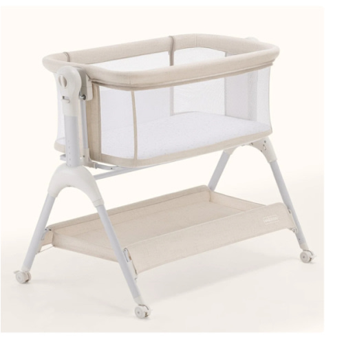 HARPPA Cuddly Sway | 3-in-1 Rocking Baby Bassinet & Bedside Sleeper with Anti-Reflux Mattress for Newborns | Attaches to Bed, Adjustable Height, Tool-Free Setup, Portable Wheels, CPSC Certified, Gentle Rocking Motion | Ideal for Infants, Safe Co-Sleeping