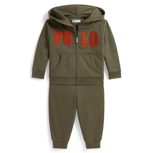 Kids' Polo Hoodie & Joggers Set