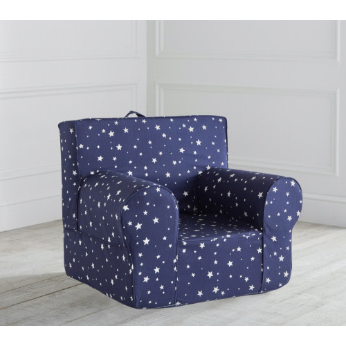 Kids Anywhere Chair®, Navy Glow-in-the-Dark Scattered Stars Slipcover Only